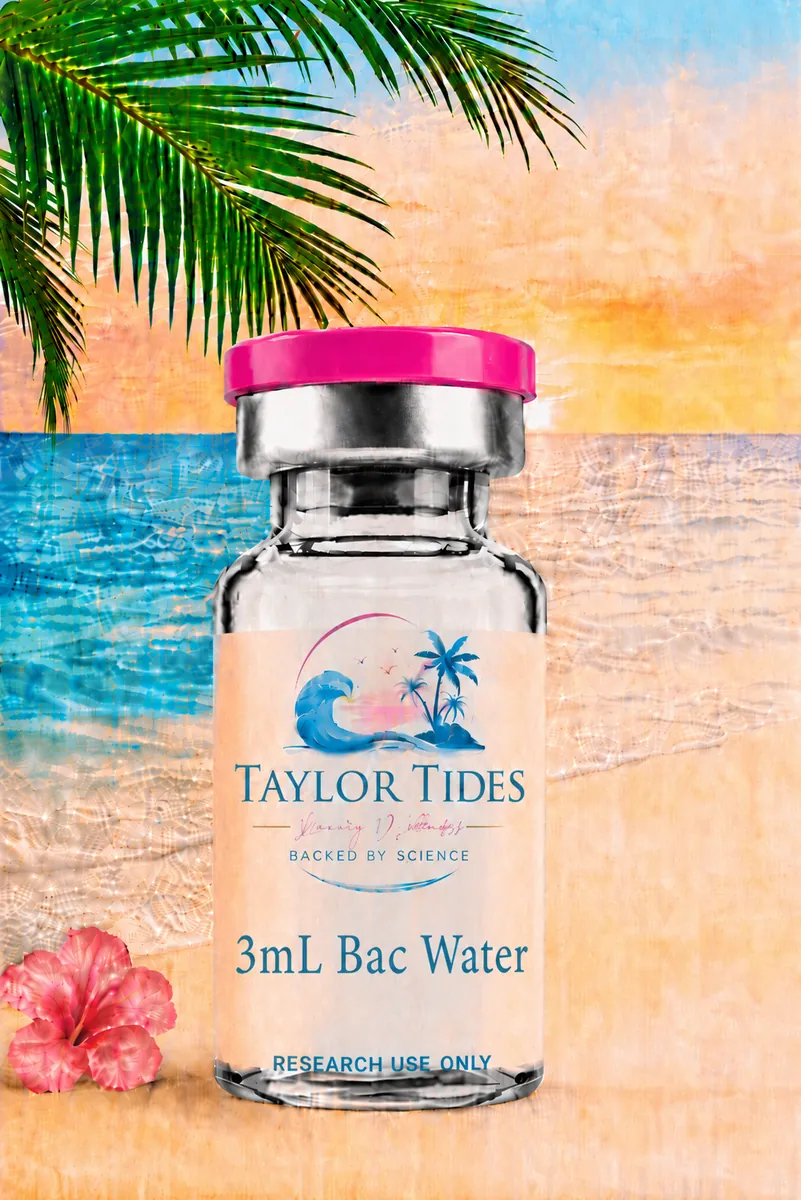 3mL Bac Water — Taylor Tides vial