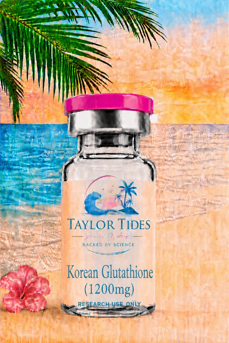 Korean Glutathione (1200mg) — Taylor Tides vial