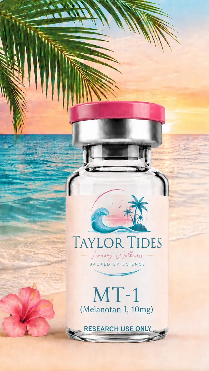 MT-1 (Melanotan I, 10mg) — Taylor Tides vial