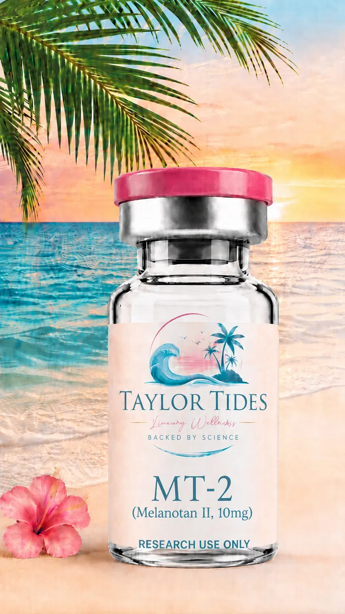 MT-2 (Melanotan II, 10mg) — Taylor Tides vial