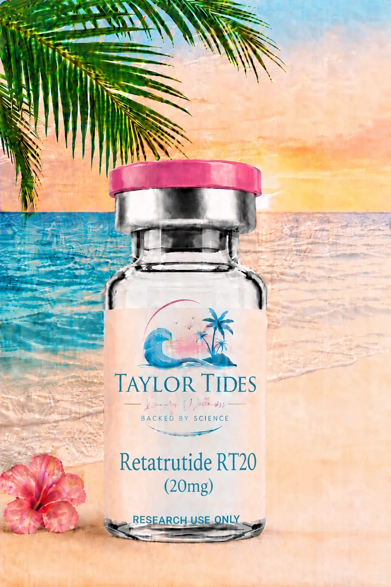 Retatrutide RT20 (20mg) — Taylor Tides vial