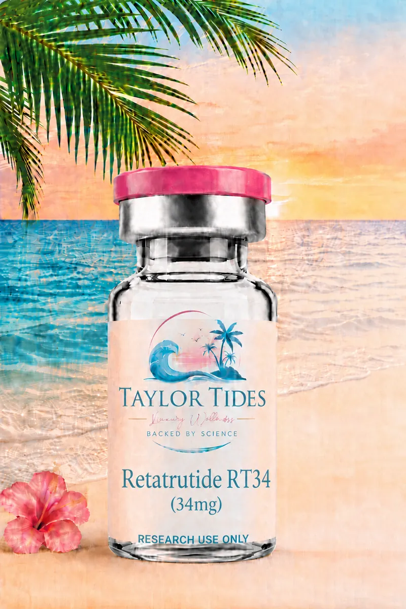Retatrutide RT33 (33mg) — Taylor Tides vial