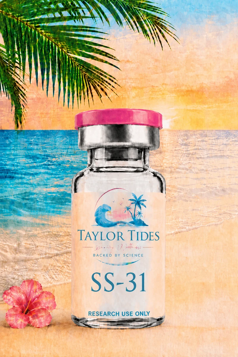 Taylor Tides SS-31 research vial for educational identification