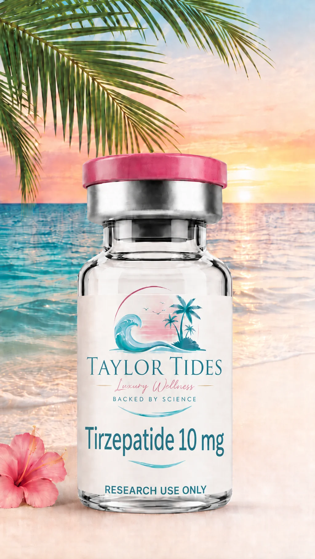 Tirzepatide T10 (10mg) - Taylor Tides vial